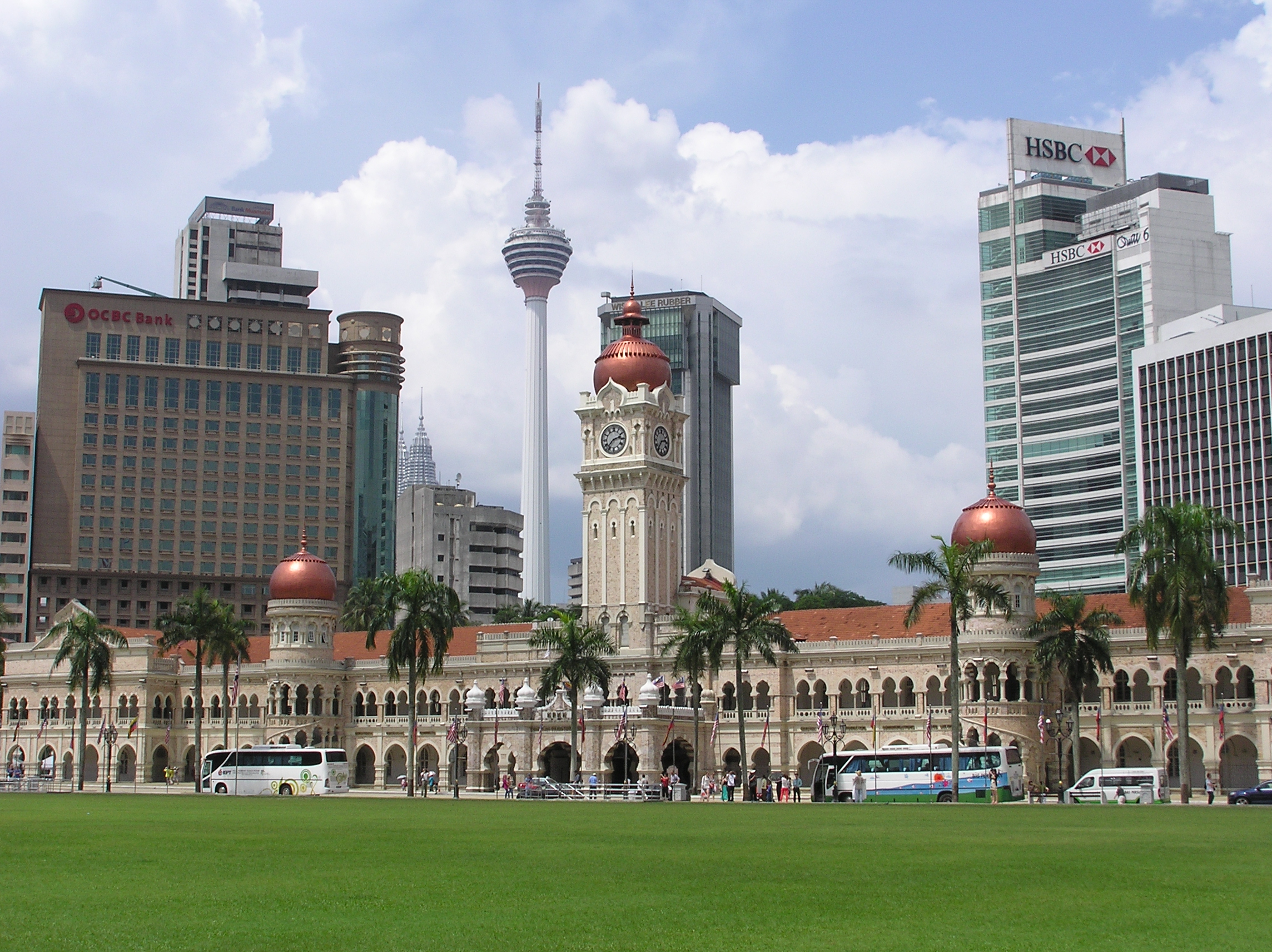 マレーシア観光 おすすめスポット  独立宣言の地ムルデカスクエア